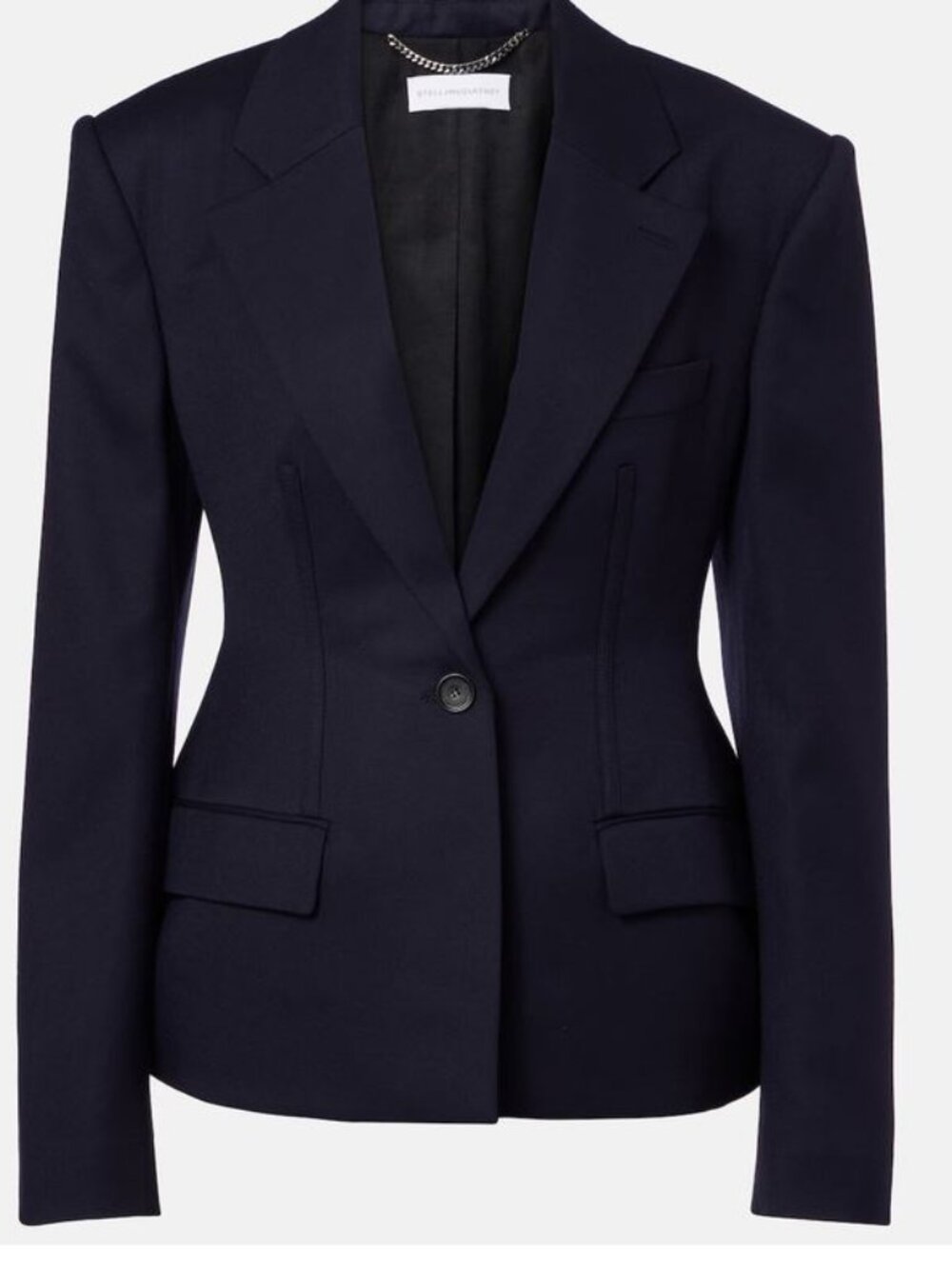 $2200 Stella McCartney Wool Navy Tailored Blazer IT40/ US 4